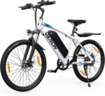 VARUN E Bike, 24 Zoll E-Bike Herren Damen mit 36 V Akku, 250 W Motor, 25 KM/H, Ebike Mountainbike mit Aluminium Rahmen, 4 Modi, Elektrofahrrad für Erwachsene/Jugendliche, Reichweite Max 50 KM