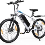 VARUN E Bike, 24 Zoll E-Bike Herren Damen mit 36 V Akku, 250 W Motor, 25 KM/H, Ebike Mountainbike mit Aluminium Rahmen, 4 Modi, Elektrofahrrad für Erwachsene/Jugendliche, Reichweite Max 50 KM