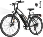 HITWAY 27,5"/28" E Bike, Elektrofahrrad Trekkingrad E-Bike Herren Damen mit 36V 13AH Akku, 250W Hinterradmotor/Mittelmotor, E-Fahrrad mit 7-Gang, Pedelec Citybike EBike für Erwachsene