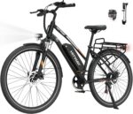 HITWAY 27,5"/28" E Bike, Elektrofahrrad Trekkingrad E-Bike Herren Damen mit 36V 13AH Akku, 250W Hinterradmotor/Mittelmotor, E-Fahrrad mit 7-Gang, Pedelec Citybike EBike für Erwachsene
