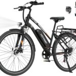 HITWAY 27,5"/28" E Bike, Elektrofahrrad Trekkingrad E-Bike Herren Damen mit 36V 13AH Akku, 250W Hinterradmotor/Mittelmotor, E-Fahrrad mit 7-Gang, Pedelec Citybike EBike für Erwachsene