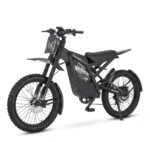OUXI 2000 Offroad E-Bike Dirtbike Elektrofahrrad, 150Nm Drehmoment, 48V 30Ah Akku, 25 Zoll Reifen, Hydraulische Scheibenbremsen, Vollfederung, mit Blinker, E-Motocross