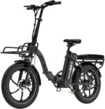 HITWAY E Bike, Ebike mit 250W Motor, Elektrofahrrad 20 Zoll, E-Bike mit 70-150km Reichweite, 7-Gang, APP-Steuerung, faltbar, IP54 wasserdicht, Pedelec