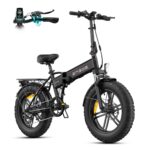 ENGWE E Bike Klapprad, 48V 13Ah Removable Akku bis 120km，20×4.0 Zoll Fette Reifen, 7-Speed E-Bike für Jedes Terrain