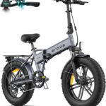 ENGWE E Bike Klapprad, 48V 13Ah Removable Akku bis 120km，20×4.0 Zoll Fette Reifen, 7-Speed E-Bike für Jedes Terrain