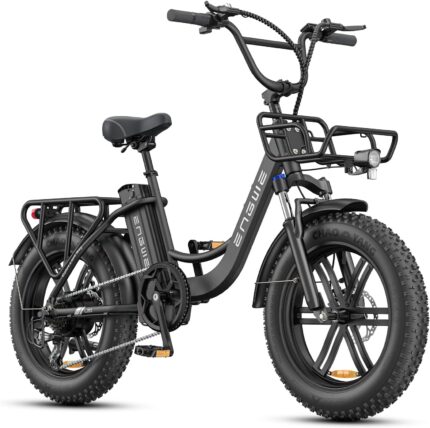 ENGWE E Bike Herren mit 48V 13Ah Batterie, 20 * 4.0 Zoll, 7-Gang Getriebe mit LCD-Display, 250W Motor & 25km/h, Reichweite bis zu 120km L20/L20 Boost