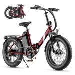 Touroll S3 Pro E-Bike Klapprad mit 1296Wh Akku, 65km-195km Reichweite, 20''x3.0'' Fat Tire Elektrofahrrad Herren Damen, 250W Motor, 50Nm Drehmoment, Ebike mit Gepäckträger, StVZO Konfor