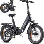 ENGWE L20 3.0 Pro E-Bike mit APP & IoT, 250W Mittelmotor und 48V 15Ah Akku bis 160KM, Unterstützt 2-Stündiges Schnellladen mit Hydraulischen Bremsen Ausgestattet und Drehmomentsensor