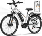 HITWAY 27,5"/28" E Bike, Elektrofahrrad Trekkingrad E-Bike Herren Damen mit 36V 13AH Akku, 250W Hinterradmotor/Mittelmotor, E-Fahrrad mit 7-Gang, Pedelec Citybike EBike für Erwachsene