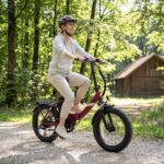 Touroll S3 Pro E-Bike Klapprad mit 1296Wh Akku, 65km-195km Reichweite, 20''x3.0'' Fat Tire Elektrofahrrad Herren Damen, 250W Motor, 50Nm Drehmoment, Ebike mit Gepäckträger, StVZO Konfor