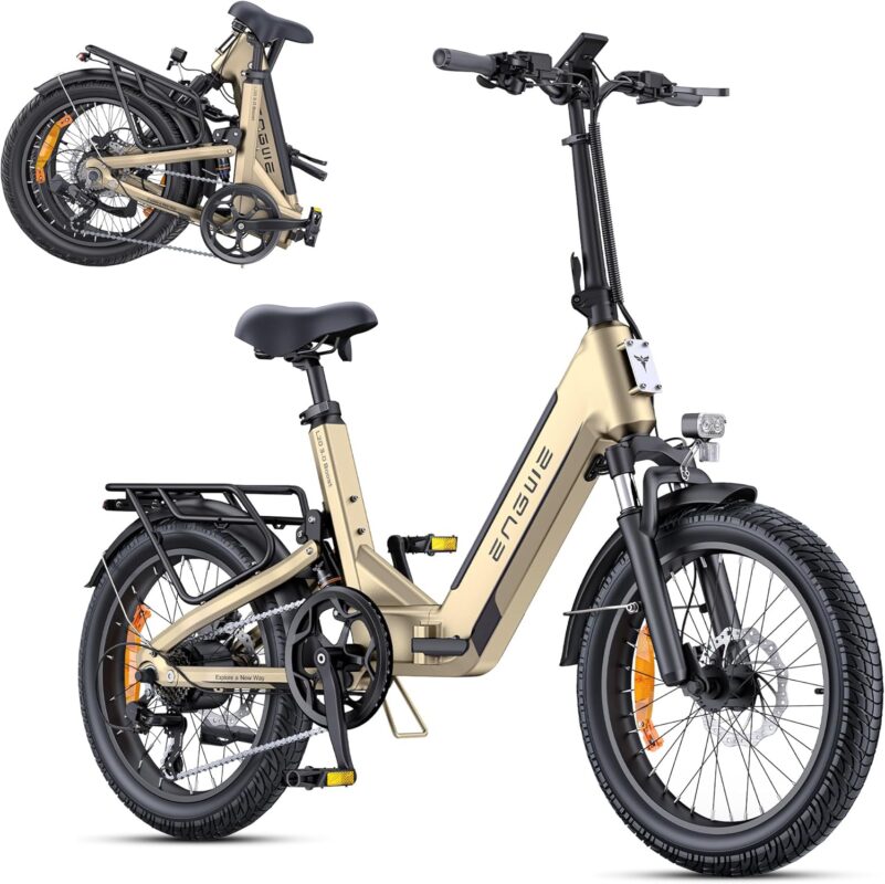 ENGWE L20 3.0 Boost Elektrofahrrad, 48 V 13,5 Ah, Akku, bis zu 135 km, Drehmomentsensor und hydraulische Bremsen, Reifen 20 x 3,0, App-Unterstützung
