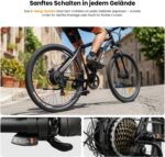 Touroll U2/U3 Pro E-Bike, 29" E-Mountainbike für Herren/Damen mit hydraulischer Scheibenbremse,Vollfederung, 48V 15Ah Akku, Reichweite bis zu 150 km, 70 Nm Drehmoment, 7-Gang-Offroad-Elektrofahrrad